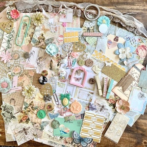 Junk Journal Nature Mystery Pack - Botanicals & Fairies Theme!  for Junk Journals, planners, scrapbooking, card-making, and more!