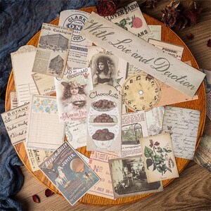 Pretty Vintage Scraps Sticker Pack of Stickers for Junk Journals, planners, scrapbooking, card-making, planners and more!