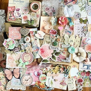 Junk Journal Nature Mystery Pack - Botanicals & Fairies Theme!  for Junk Journals, planners, scrapbooking, card-making, and more!