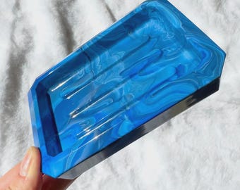 Customisable Soap Dish, Marble Style Soap Holder, Custom Soap Holder, Luxury Bathroom Accessories, Unique Home Decor