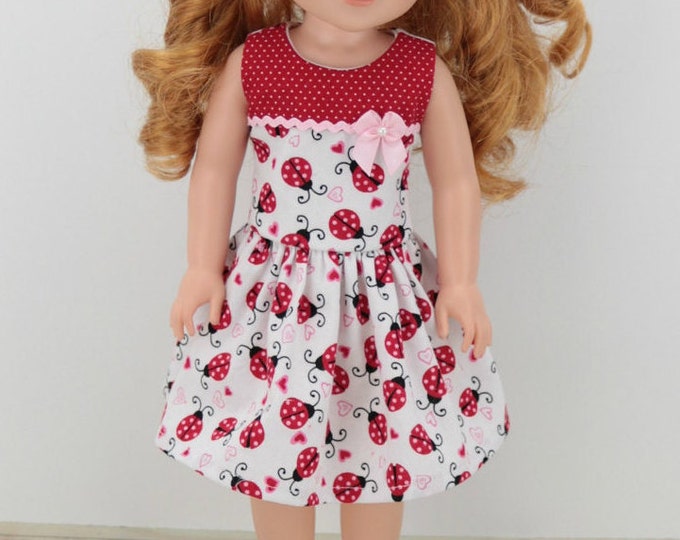 14.5 Doll Clothes 14 Inch Dress for AG Wellie and Hearts for Dolls