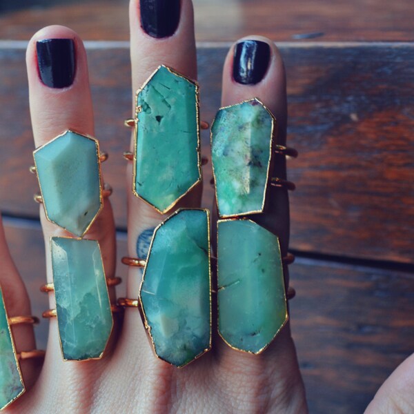CHRYSOPRASE GALAXY  /// Double Banded Ring