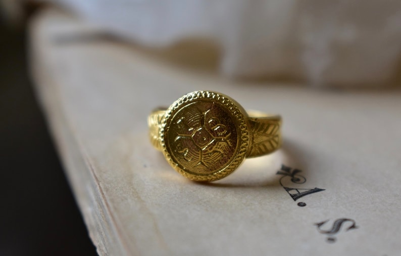 POMPEII RING /// Gold Ring Statement Ring Stackable Ring Etsy New Zealand