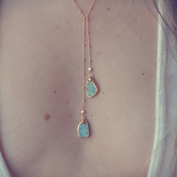 Turquoise Butterfly Lariat main image 0