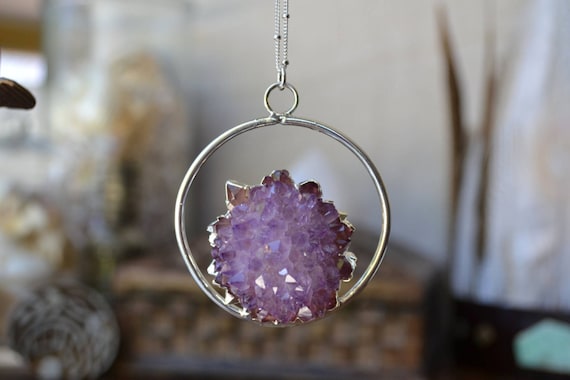 WOLF MOON NECKLACE/// Gold Silver