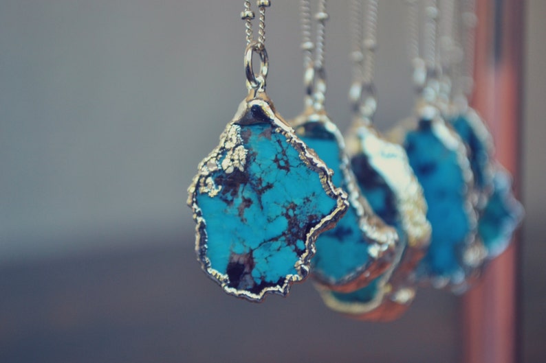 Maldives Cross Necklace in Aqua main image 1