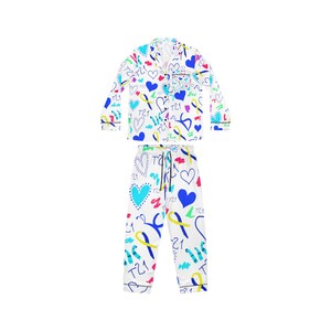 Down Syndrome, Down Syndrome Awareness, Women&#39;s Satin Pajamas (AOP)