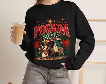 Posada Nativity Sweatshirt | Christmas Posada Navideño
