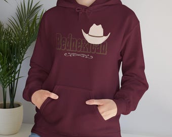 Rednexican Cowboy Graphic Hoodie: Unisex Western Style Sweatshirt