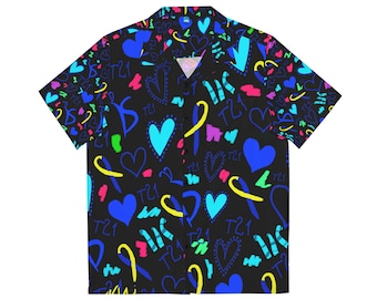 Down Syndrome Awareness Hawaiian Shirt: Men's Summer Aloha Shirt