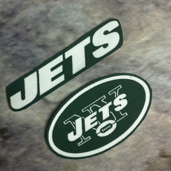 New York Jets iron on applique set