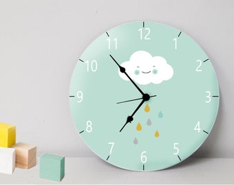 Kids Wall Clock, Nursery Clock, Nursery Wall Clock, Childrens Wall Clock, Kids Clock, Childrens Clock, Silent Wall Clock, Nursery Decor