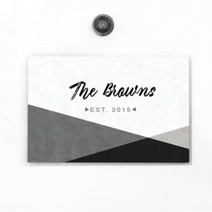 Family Name Sign - Family Sign - Last Name Sign - Front Door Decor - Name Sign - Door Sign - Door Name Plate - Door Sign - Door Plaque