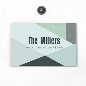 Family Name Sign - Family Sign - Last Name Sign - Front Door Decor - Name Sign - Door Sign - Door Name Plate - Door Sign - Door Plaque