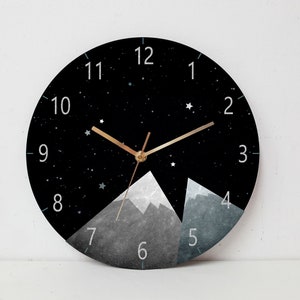 Kids Wall Clock, Nursery Clock, Nursery Wall Clock, Childrens Wall Clock, Kids Clock, Childrens Clock, Silent Wall Clock, Nursery Decor