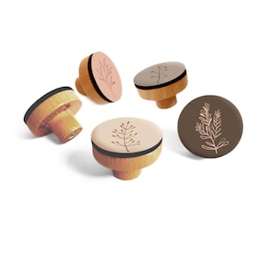 Modern Wooden Drawer Knobs, Decorative Kitchen Cabinet Pulls, Dresser Handles, Unique Wood Door Knobs, Minimalist Furniture Hardware