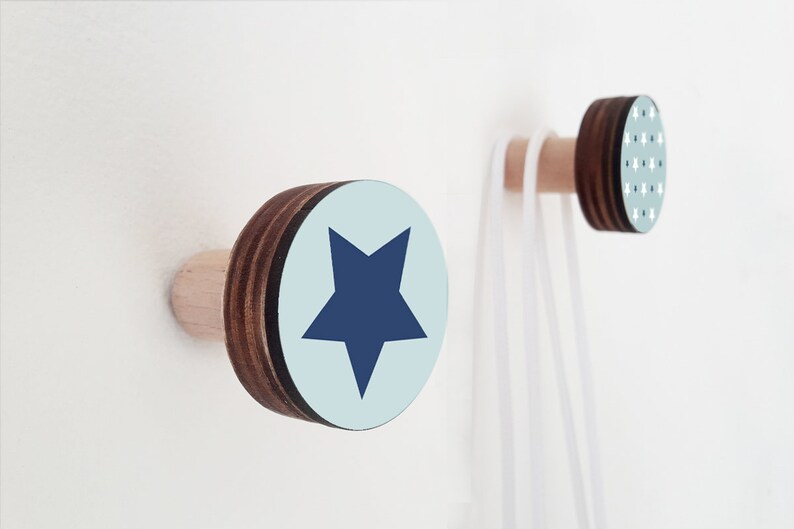 Wood Kids Wall Hooks Kids Wall Hangers Kids Wall Racks Wall Etsy