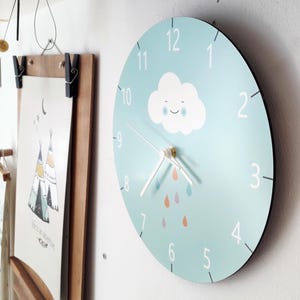 Kids Wall Clock, Nursery Clock, Nursery Wall Clock, Childrens Wall Clock, Kids Clock, Childrens Clock, Silent Wall Clock, Nursery Decor