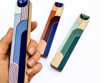 Modern Wood Mezuzah Case , Handmade Jewish Mezuzah Cover, Contemporary Judaica Gift, Housewarming Decor, udaica Gift for New Home