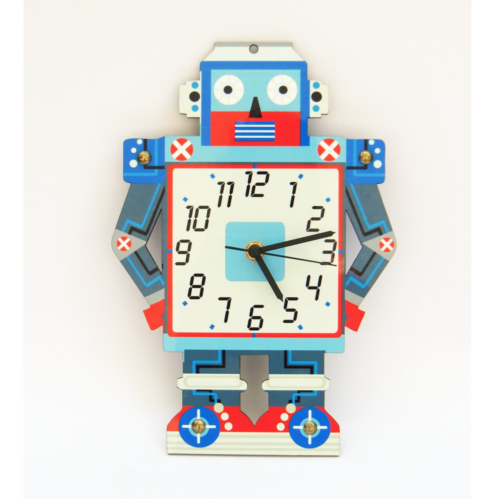 Kids Wall Clock Nursery Clock Nursery Wall Clock Childrens Etsy