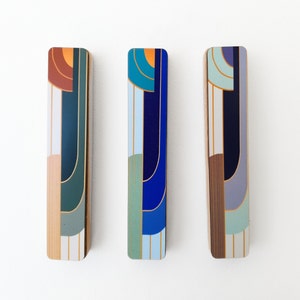 Mezuzah,Modern Mezuzah Case, Decorative Jewish Home Blessing & Protection Gift, Wood Mezuzah Cover, Judaica Gifts, Contemporary Judaica art