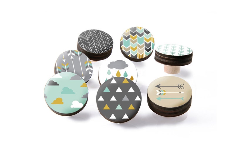 Drawer Knobs Dresser Knobs Furniture Knobs Kitchen Knobs Decorative Knobs Cupboard Knobs Wood Knobs Set Of 9 Cabinet Knobs