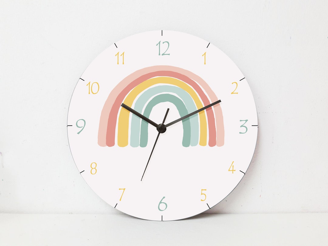 Kids Wall Clock, Nursery Clock, Nursery Wall Clock, Childrens Wall