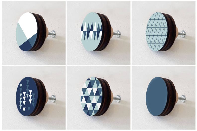 Modern Drawer Knobs Decorative Dresser Knobs Colorful Etsy