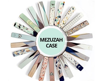 Jewish Mezuzah, Mezuzah Case, Contemporary Judaica, Mezuzah gifts, Modern Judaica Gifts, Made in Israel Gifts for home, Colorful Judaica