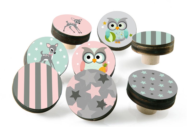 Nursery Dresser Knobs Nursery Room Knobs Set Of 9 Kids Knobs Nursery Knobs Children Room Knobs Kids Room Knobs Nursery Decor