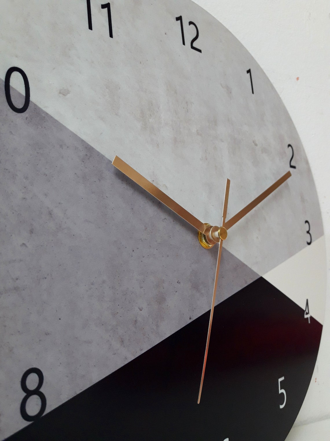 Large Wall Clock Silent Wall Clock Bedroom Wall Clock Etsy