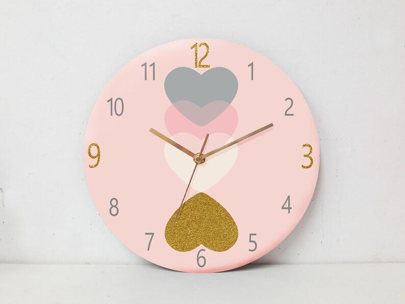 Kids Wall Clock, Nursery Clock, Nursery Wall Clock, Childrens Wall Clock, Kids Clock, Childrens Clock, Silent Wall Clock, Nursery Decor image 2