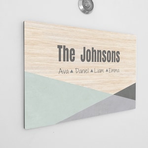 Family Name Sign - Family Sign - Last Name Sign - Front Door Decor - Name Sign - Door Sign - Door Name Plate - Door Sign - Door Plaque