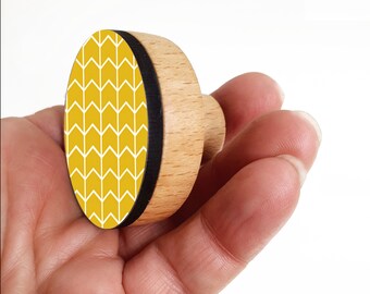 Decorative Knob, Modern Geometric Wooden Drawer Knobs, Round Knob, Colorful Knob, Knob For Dresser, Knob For Cabinet, Knob For Drawer