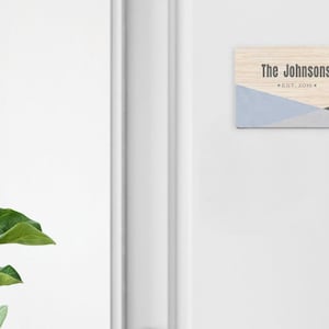 Family Name Sign - Family Sign - Last Name Sign - Front Door Decor - Name Sign - Door Sign - Door Name Plate - Door Sign - Door Plaque