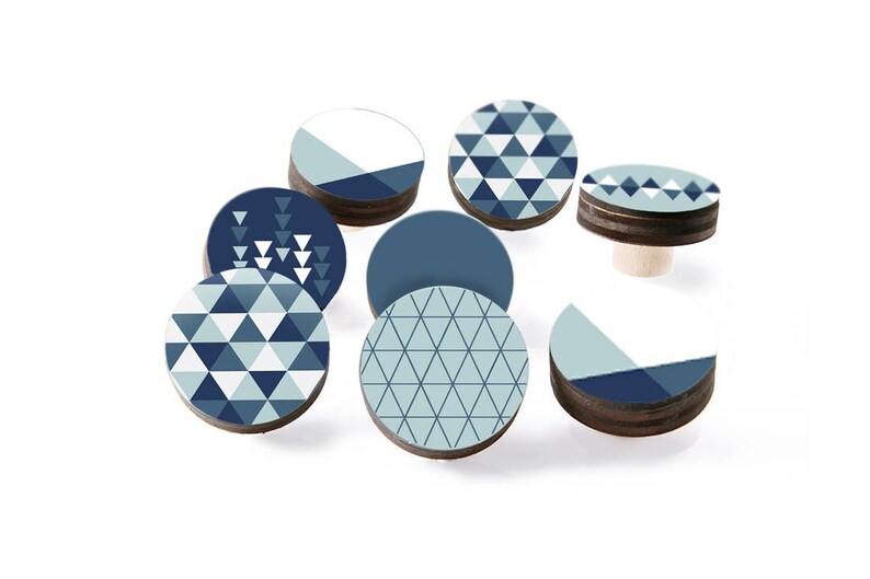 Colorful Cabinet Knobs Modern Drawer Knobs Create Your Own Set Wood Cupboard knobs Round Knobs Decorative Dresser Knobs Door Knob