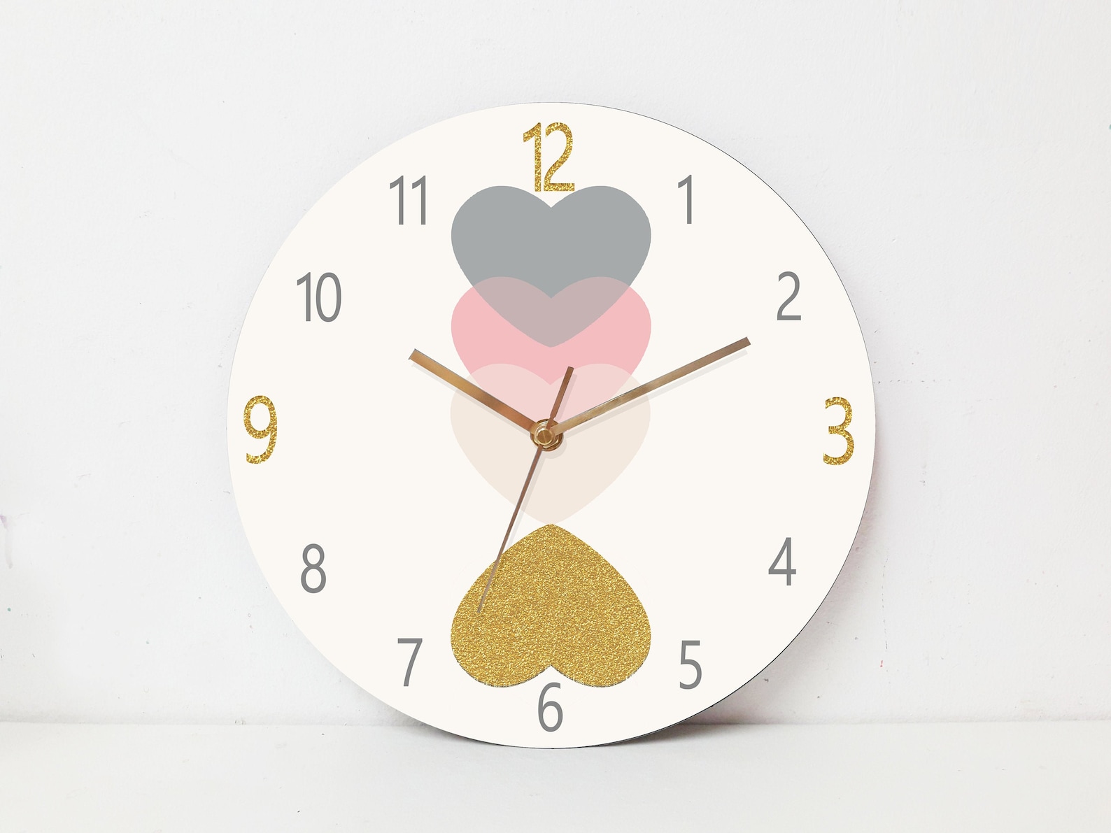 Kids Wall Clock Nursery Clock Nursery Wall Clock Childrens Etsy