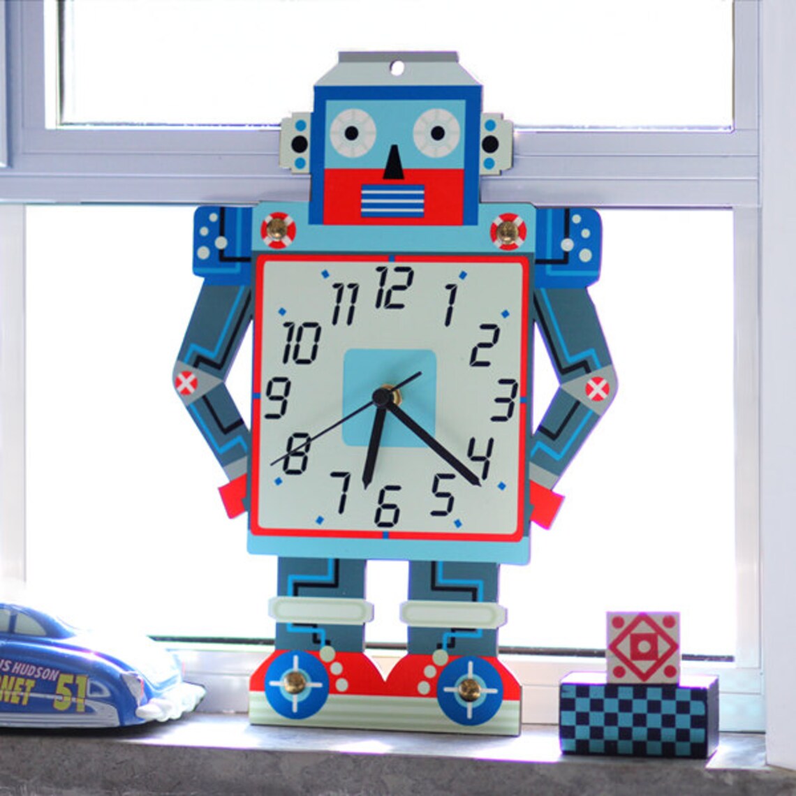 Kids Wall Clock Nursery Clock Nursery Wall Clock Childrens Etsy