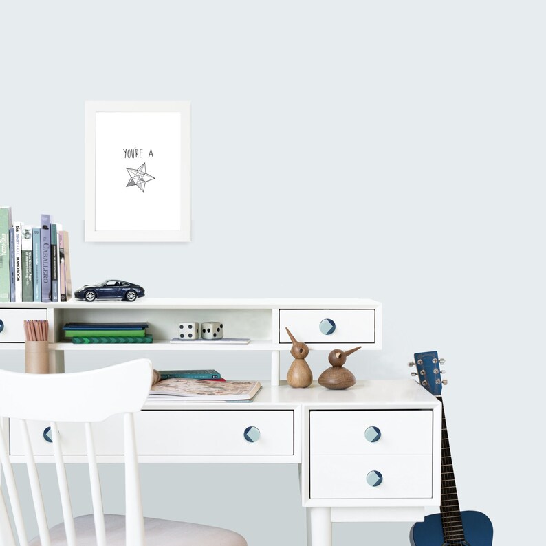 Modern Drawer Knobs Decorative Dresser Knobs Colorful Etsy