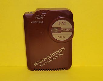 Benson & Hedges Deluxe FM Radio