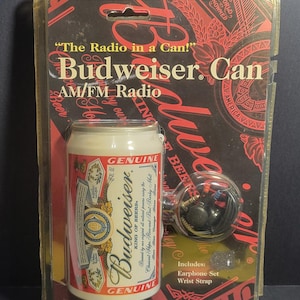 Budweiser Can AM FM Radio