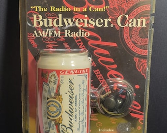Radio AM FM Budweiser Can