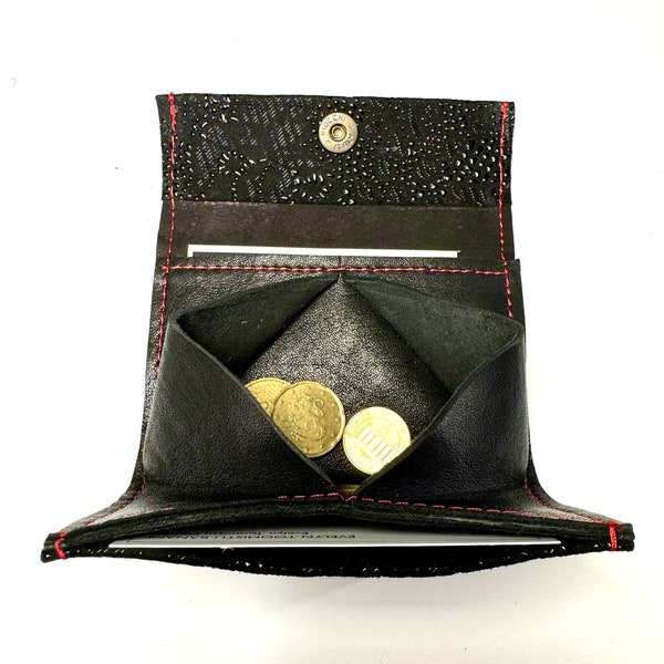 Mini Portemonnaie, schwarz