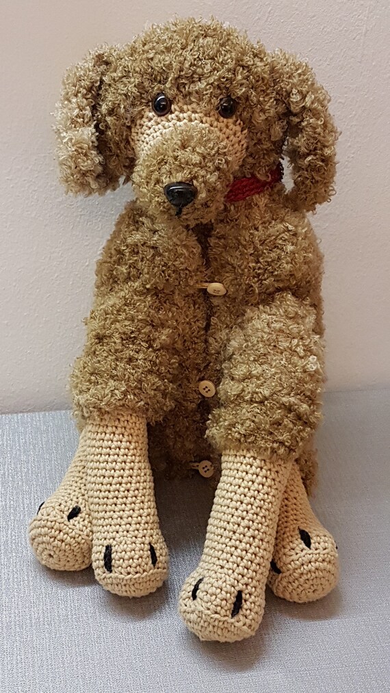 Crochet Pattern Pillow Pet Dog Labradoodle Haakpatroon Etsy