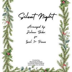 Silent Night - Intermediate Piano (Level 3+)