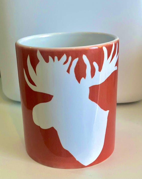 Moose Coffee Mug - 11 ounce - Made in Quebec