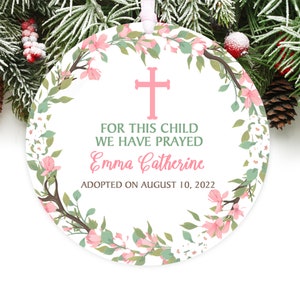 Adoption Gift Personalized  Adoption Christmas Ornament Adoption Ornament  GIFT BOX Included