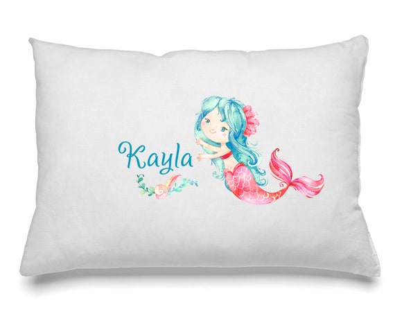 Personalized Pillow Case Mermaid Pillow Case Etsy