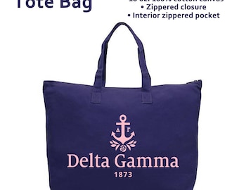 Delta Gamma Sorority Tote Bag Gift for Delta Gamma Sorority