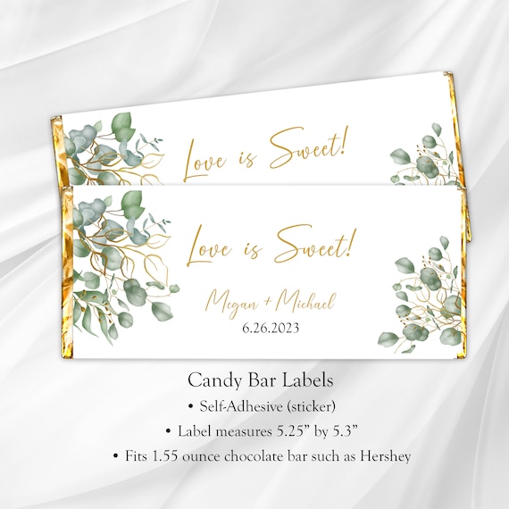 Diy Candy Bar Wrapper Wedding